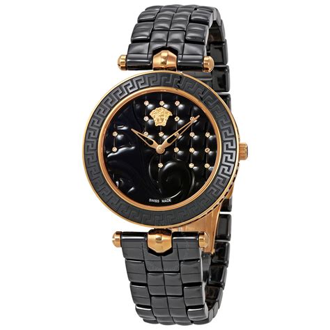 versace ladies vanitas ceramic 40 mm watch|Versace DV One Ceramic Bracelet Watch, 40mm in Black .